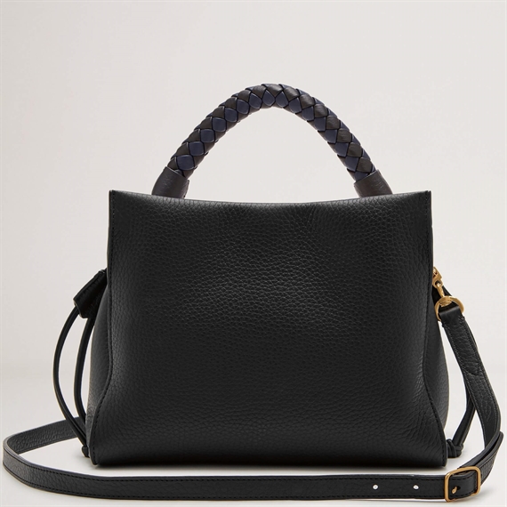 Mulberry Small Iris Black Heavy Grain